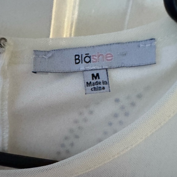 White and Gold Women's Dress - Picture 5 of 5